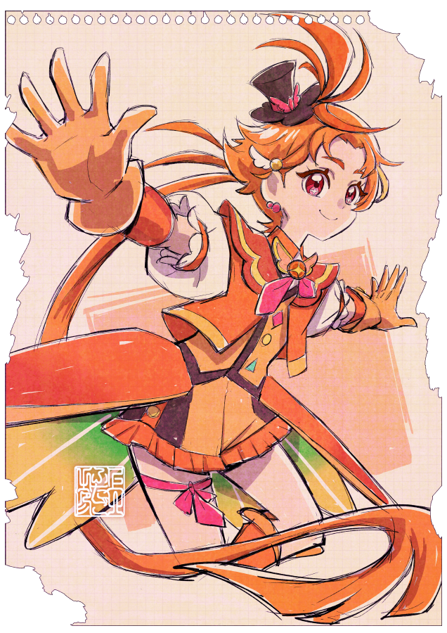 yuunagi tsubasa and cure wing (precure and 1 more) drawn by kamikita_futago