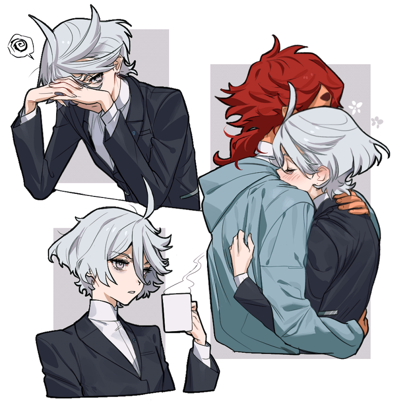 suletta mercury and miorine rembran (gundam and 1 more) drawn by baesong