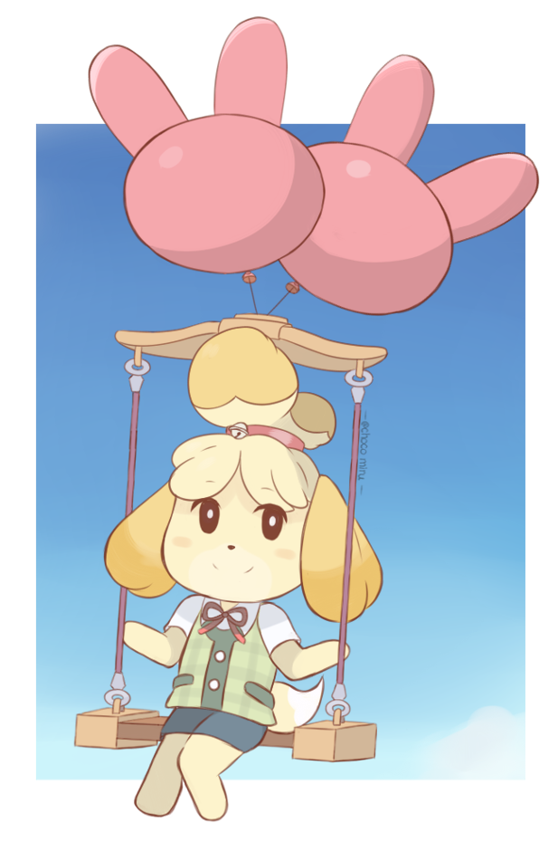 isabelle (animal crossing) drawn by chocomiru