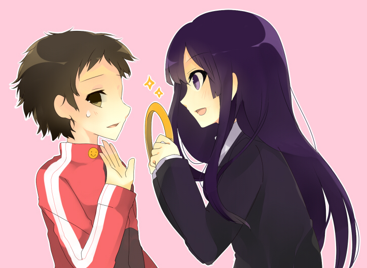 akiyama mio and tainaka satoshi (k-on!) drawn by kakizato