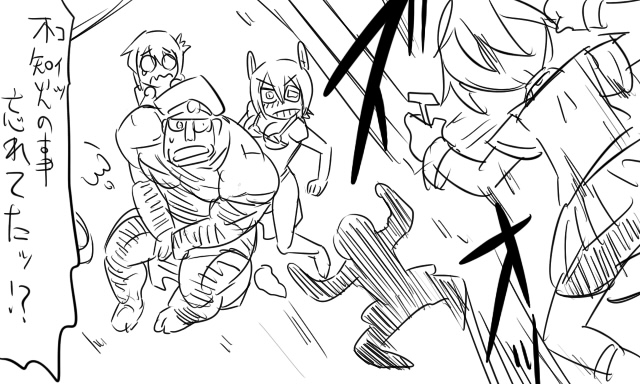 admiral, inazuma, tenryuu, shiranui, and matsuda chiyohiko (kantai collection) drawn by tonda