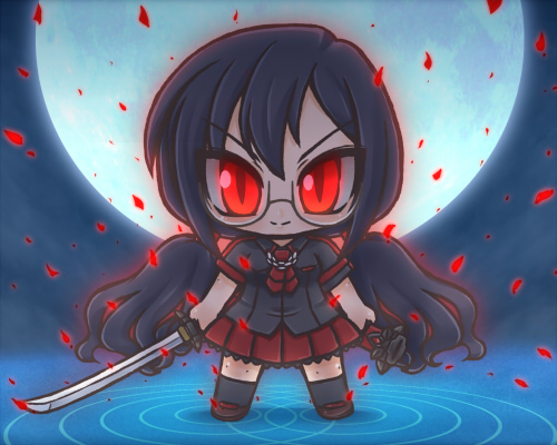 kisaragi saya (blood-c) drawn by onmitsu_doushin_a