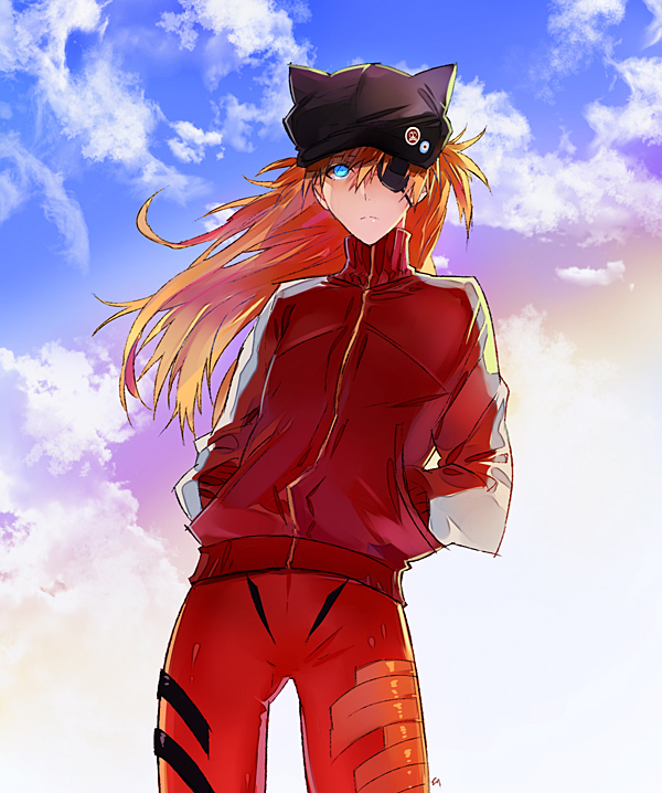 souryuu asuka langley (neon genesis evangelion and 2 more) drawn by funpjinju