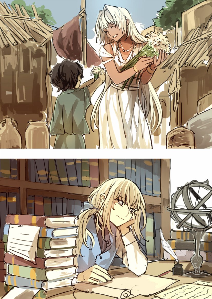 caenis and kirschtaria wodime (fate and 1 more) drawn by tsengyun