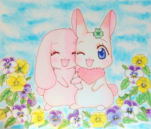 meru and chima (happy happy clover) drawn by yokki_(miru877)