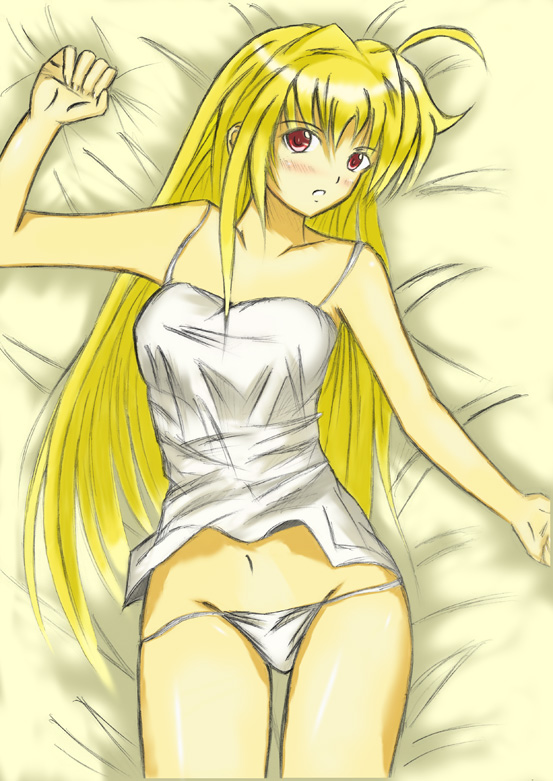fate testarossa (lyrical nanoha and 1 more) drawn by primopiatto