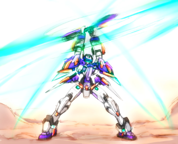 temjin (virtual on) drawn by eblmeka