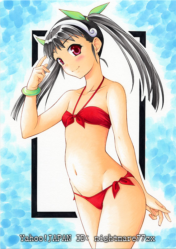 hachikuji mayoi (monogatari and 1 more) drawn by nightmare77zx
