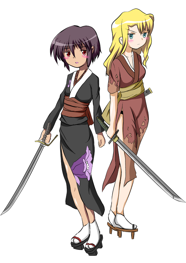 yuumura kirika, mireille bouquet, hyakurin, and otono-tachibana makie (noir and 1 more) drawn by bentoss_detritus