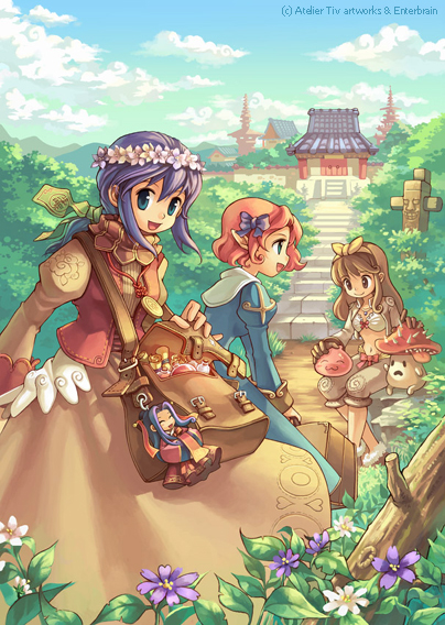 priest, poring, merchant, thief, spore, and 1 more (ragnarok online) drawn by tiv