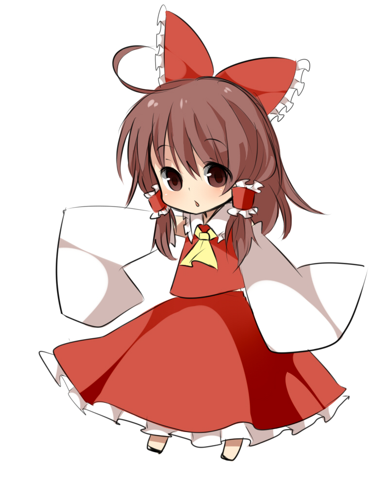 hakurei reimu (touhou) drawn by mikan_(ama_no_hakoniwa)