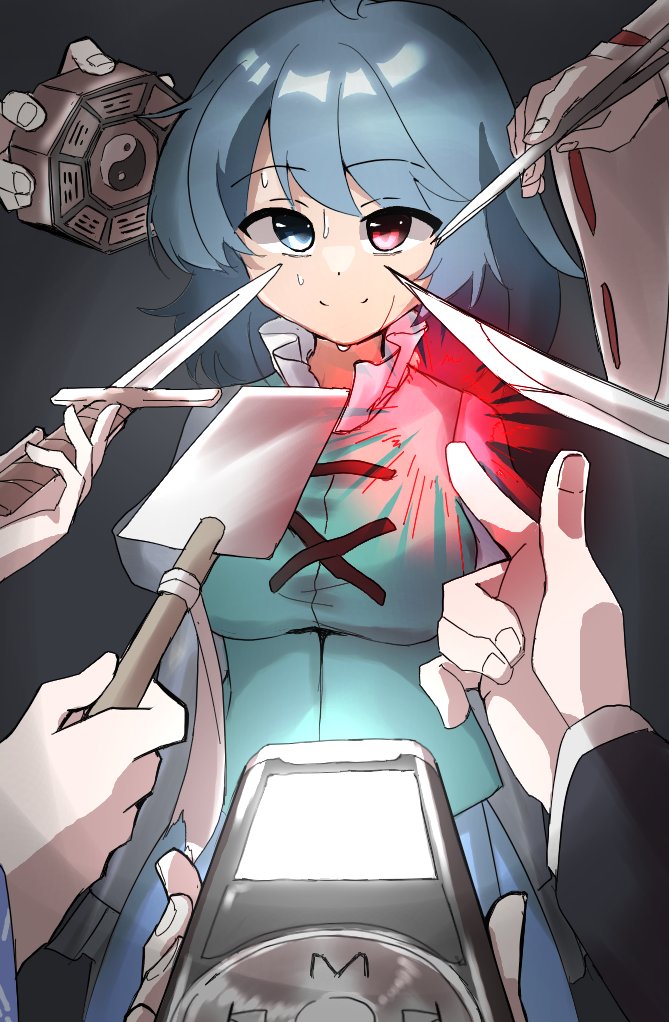 hakurei reimu, kirisame marisa, izayoi sakuya, kochiya sanae, konpaku youmu, and 3 more (touhou and 1 more) drawn by shinmon_akika