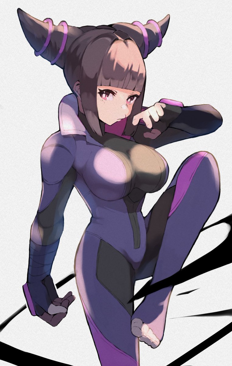 han juri (street fighter and 1 more) drawn by kazamillust