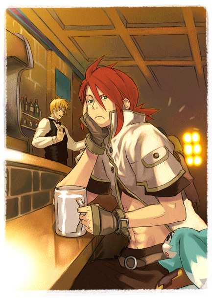 luke fon fabre, mieu, and guy cecil (tales of and 1 more)