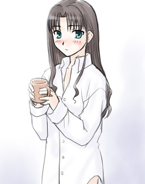 tohsaka rin (fate and 1 more) drawn by boribeya