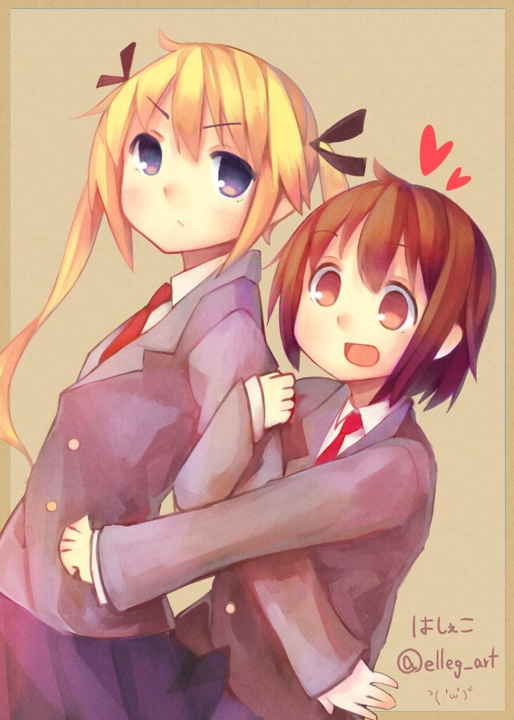 sonya and oribe yasuna (kill me baby) drawn by hasheko