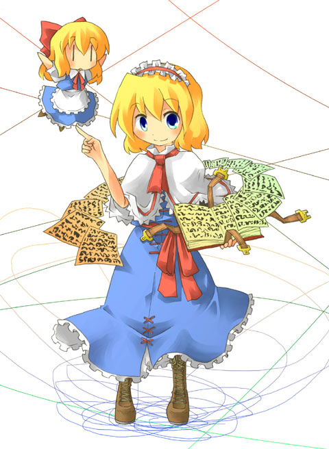 alice margatroid and shanghai doll (touhou) drawn by harada_(sansei_rain)