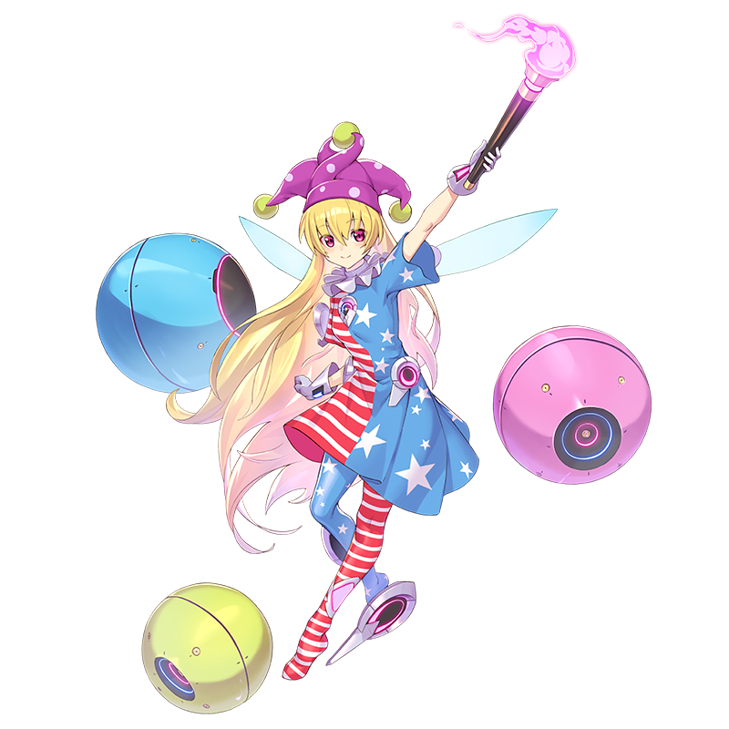 clownpiece (touhou and 1 more) drawn by takamine_nadare