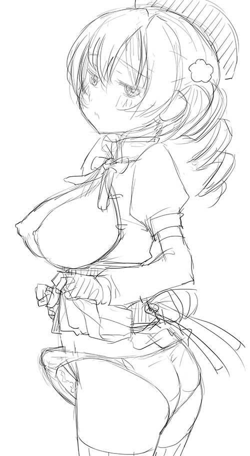 tomoe mami (mahou shoujo madoka magica) drawn by shinama
