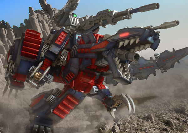 genosaurer (zoids and 1 more) drawn by robographer
