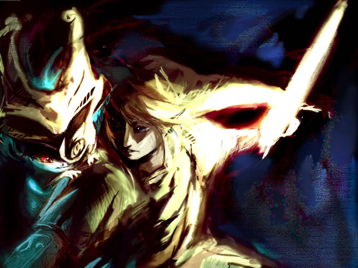 link and midna (the legend of zelda and 1 more)