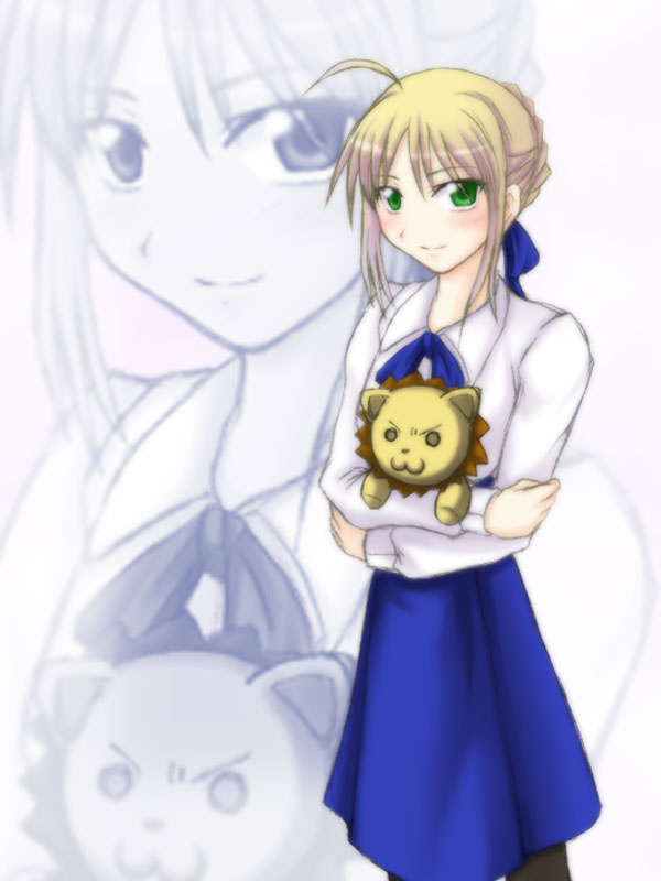 artoria pendragon and saber (fate and 1 more)