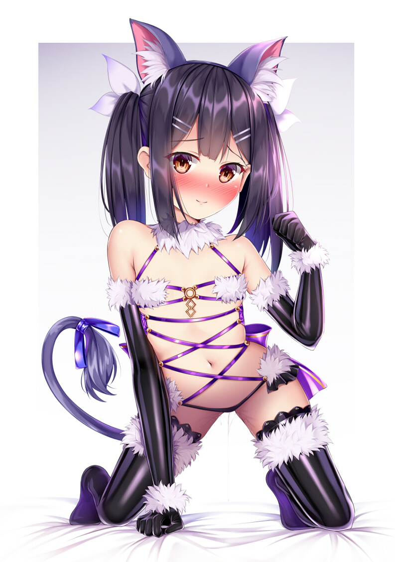 mash kyrielight and miyu edelfelt (fate and 2 more) drawn by puririn