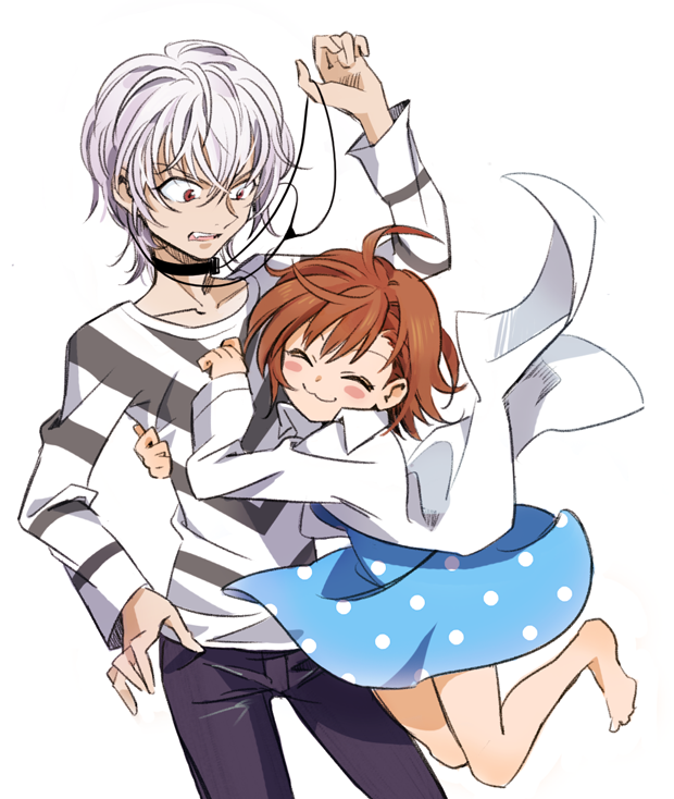 accelerator and last order (toaru majutsu no index) drawn by penki