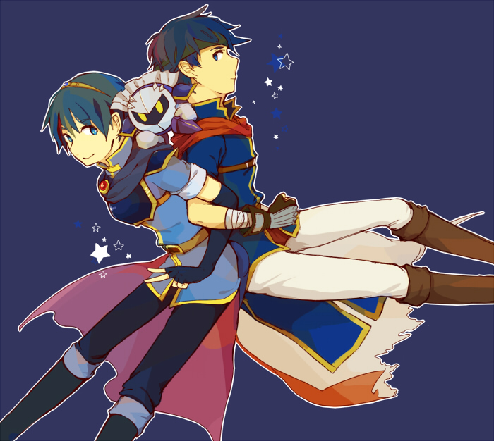 ike, meta knight, and marth (fire emblem and 4 more) drawn by yamakaji