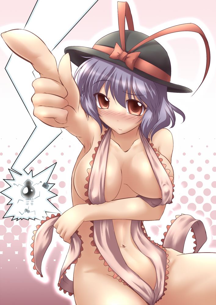 shameimaru aya and nagae iku (touhou and 1 more) drawn by yoshi_tama