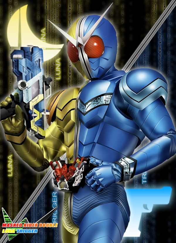 kamen rider double (kamen rider and 1 more) drawn by maru_(maru1105)