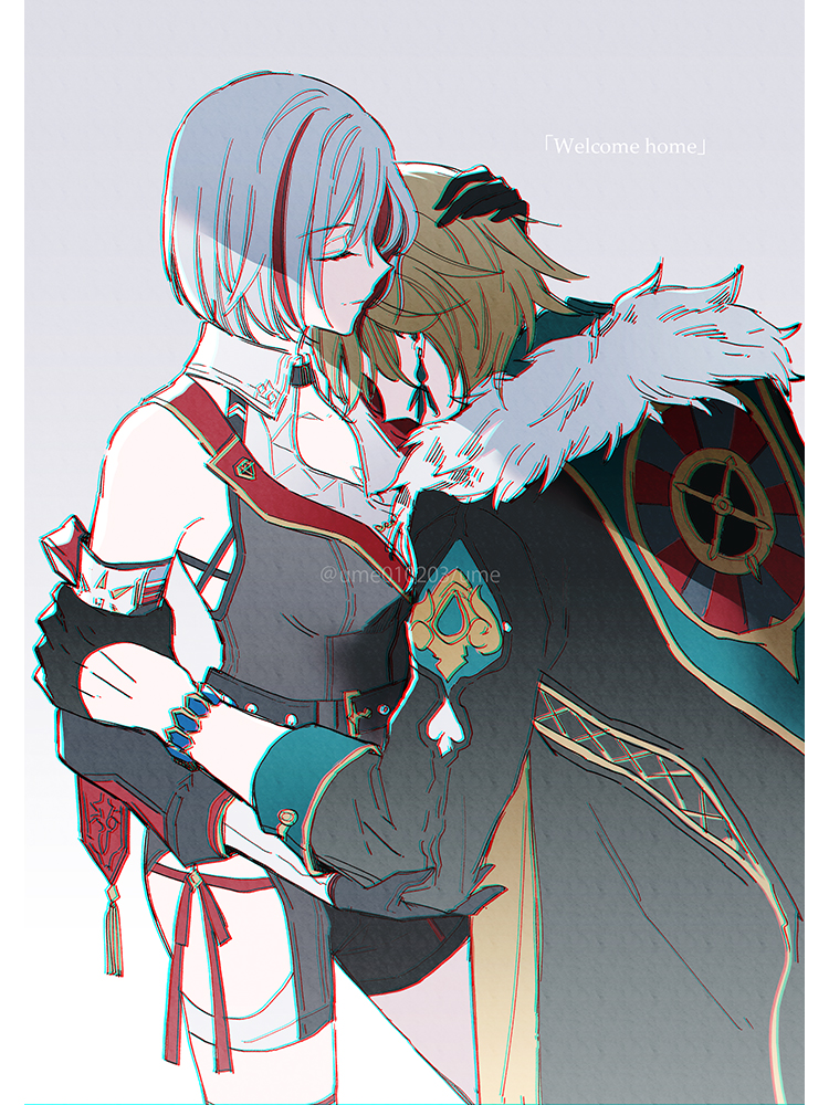 aventurine and topaz (honkai and 1 more) drawn by ume010203