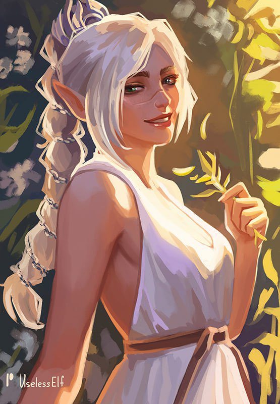 shadowheart (dungeons & dragons and 2 more) drawn by useless_elf