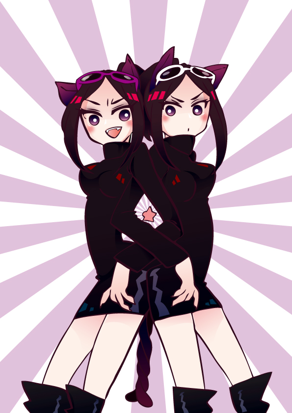 viola dewynter and kiki dewynter (saints row and 1 more) drawn by kikuzo