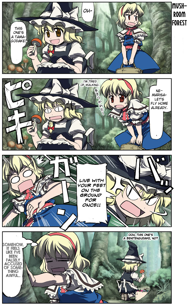kirisame marisa and alice margatroid (touhou) drawn by takahata_yuki