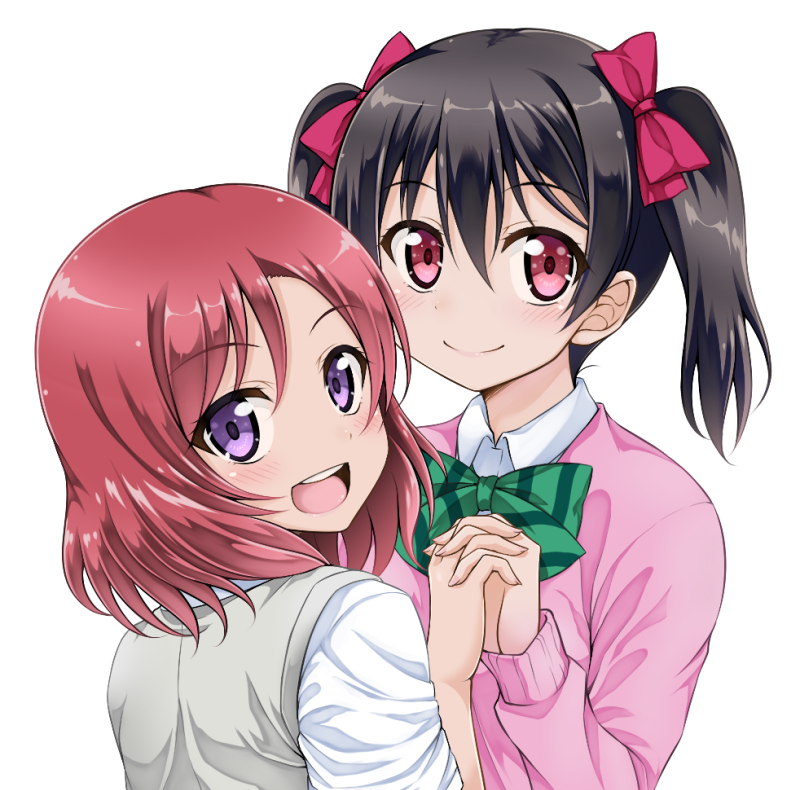 nishikino maki and yazawa nico (love live! and 1 more) drawn by flo_(guilty_hearts)