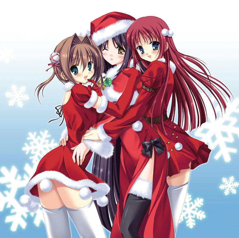 shirakawa kotori, asakura yume, and nagumo sae (da capo and 3 more) drawn by tanihara_natsuki