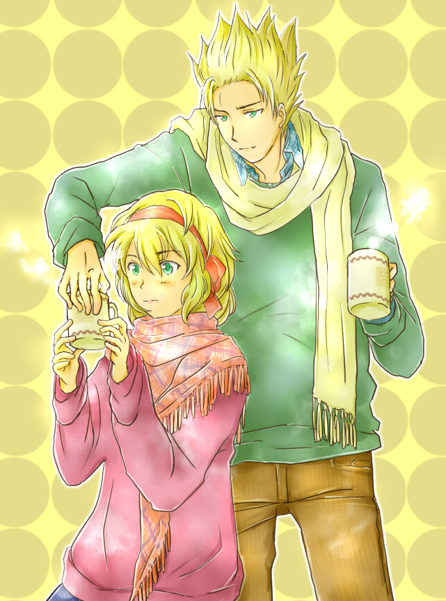 belgium and netherlands (axis powers hetalia) drawn by kogomi_(wr55p)