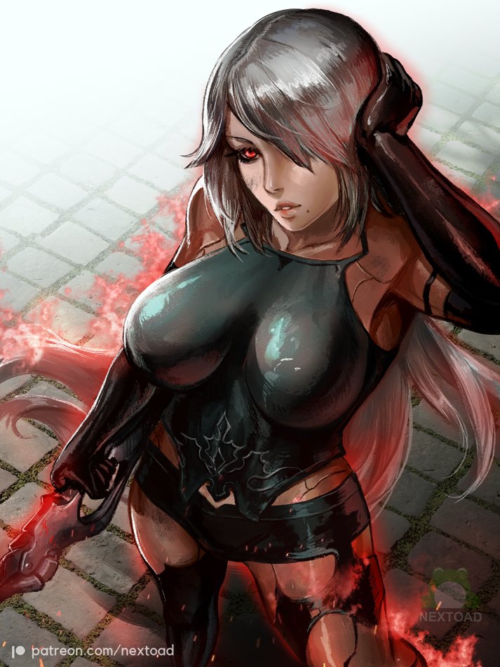 a2 (nier and 1 more) drawn by nextoad