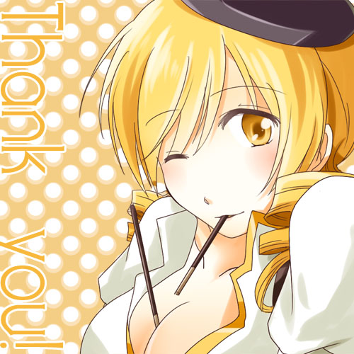 tomoe mami (mahou shoujo madoka magica) drawn by kazeru