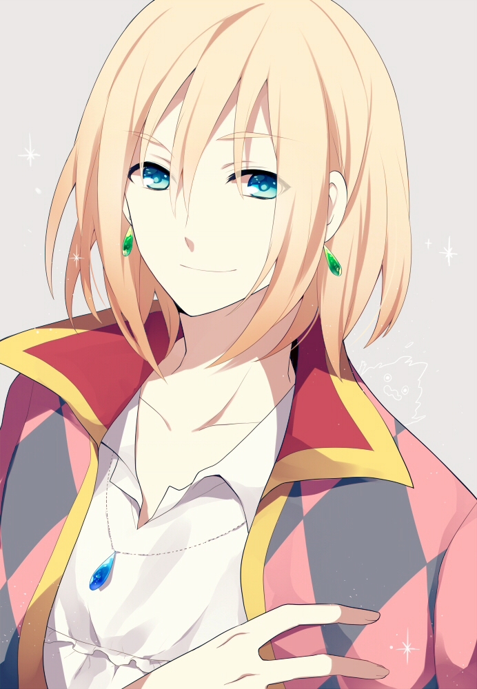 howl pendragon (howl no ugoku shiro) drawn by achiki