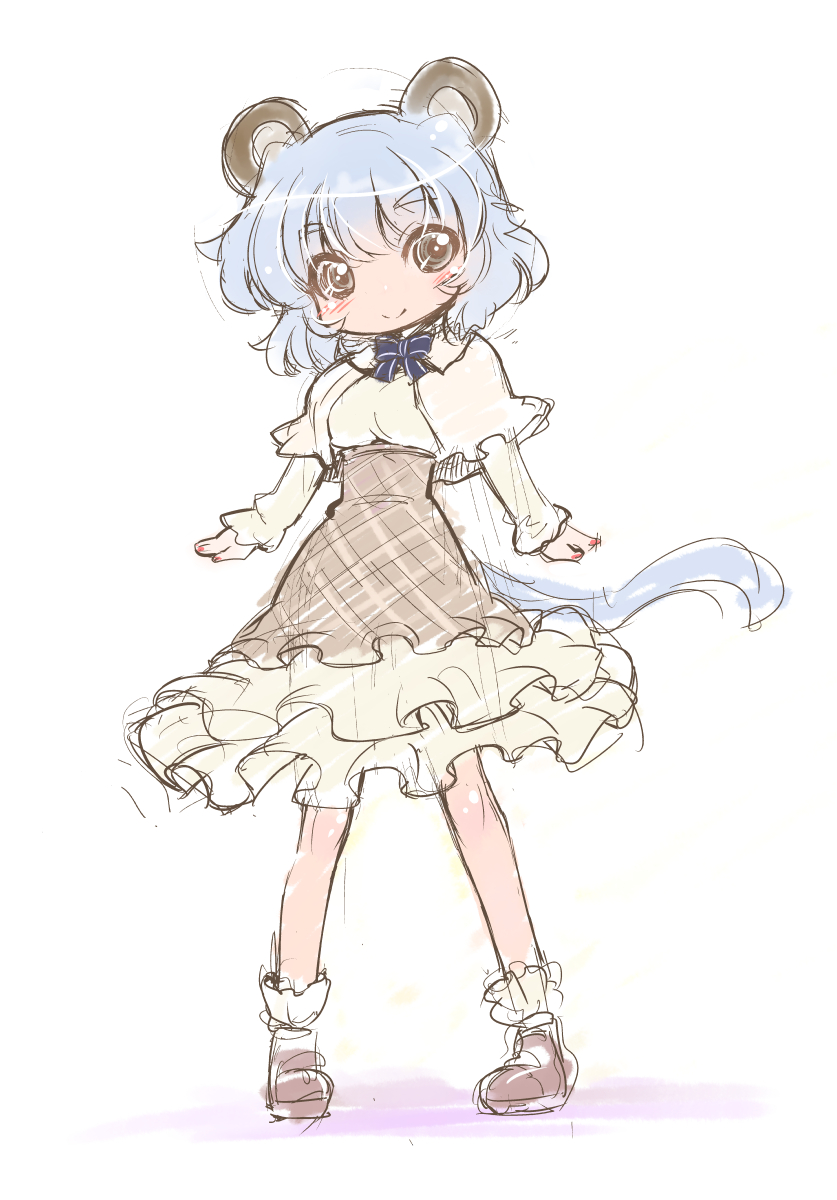 nazrin (touhou) drawn by mizuki_hitoshi