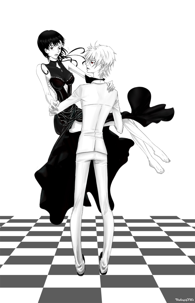 ikari shinji, nagisa kaworu, and shin-chan (neon genesis evangelion) drawn by rubysp_720
