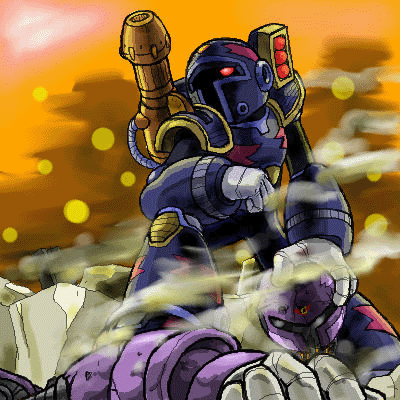 vile and vile mkii (mega man and 3 more) drawn by napo
