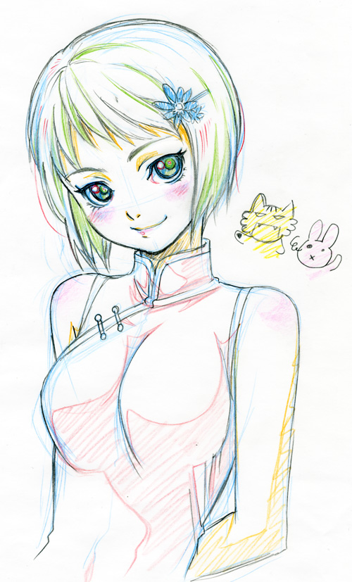 huang pao-lin (tiger & bunny) drawn by nishida_asako