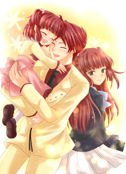 ushiromiya battler and ushiromiya ange (umineko no naku koro ni) drawn by maekawa_suu