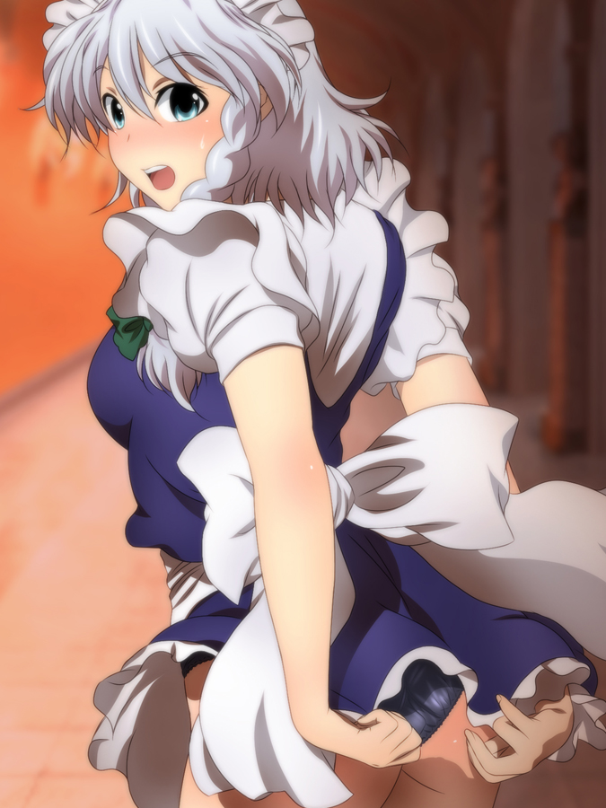 izayoi sakuya (touhou) drawn by yadokari_genpachirou