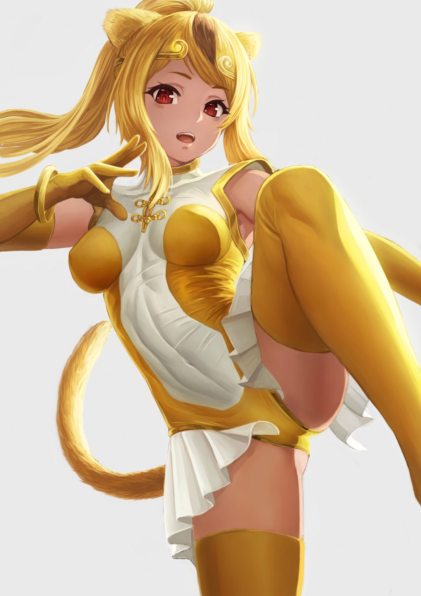 golden snub-nosed monkey (kemono friends) drawn by yamaneko_(tkdrumsco)