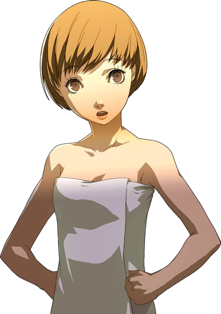 satonaka chie (persona and 1 more) drawn by soejima_shigenori