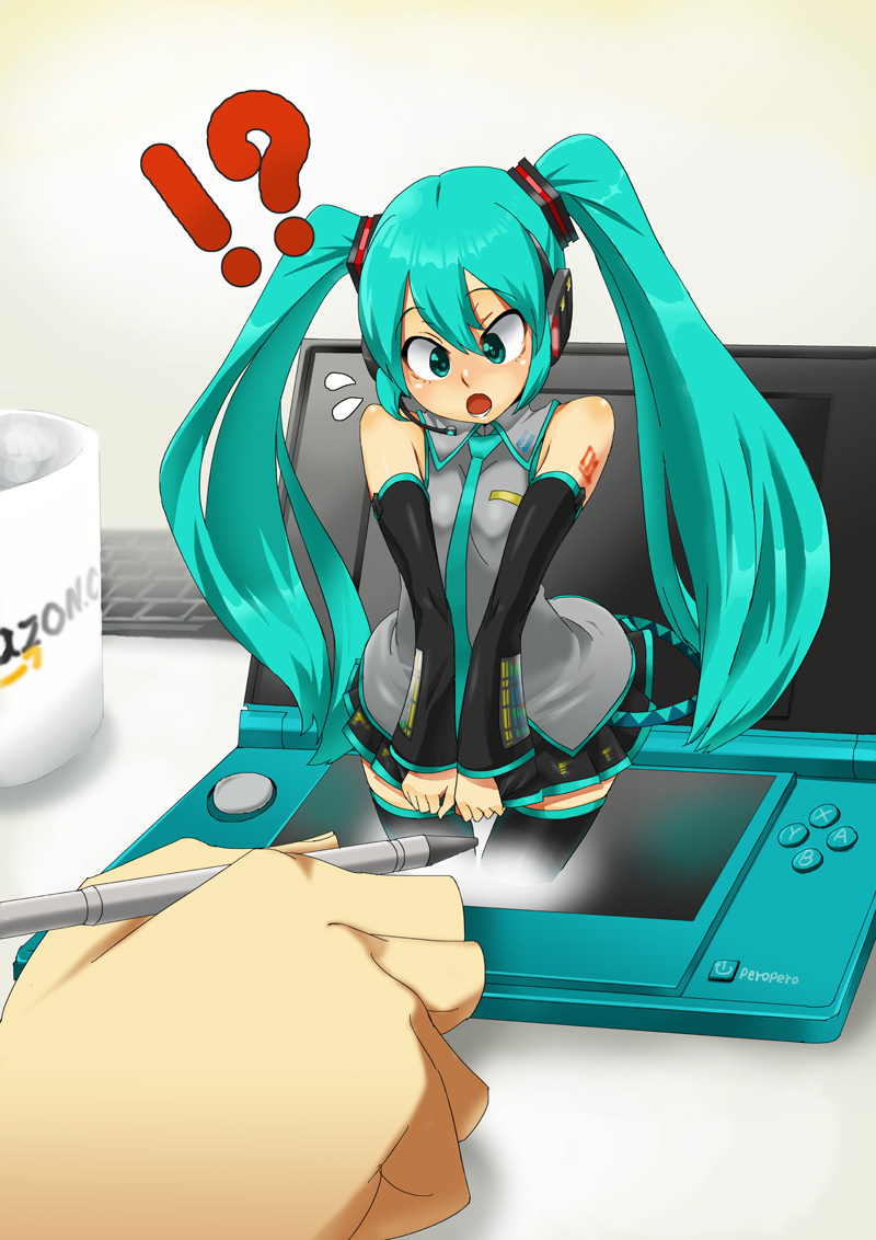 hatsune miku (vocaloid and 1 more) drawn by pizzadev